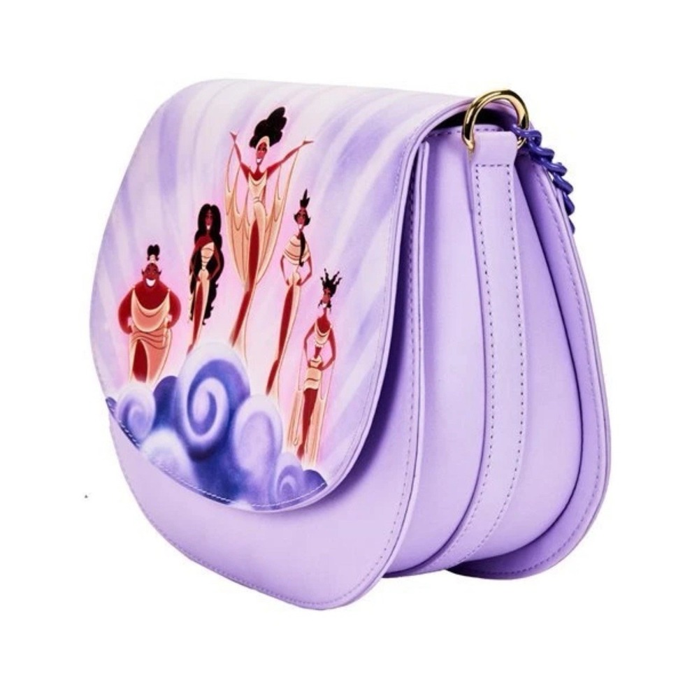 Loungefly Disney Hercules Singing Muses Crossbody Purse - Picture 2 of 4